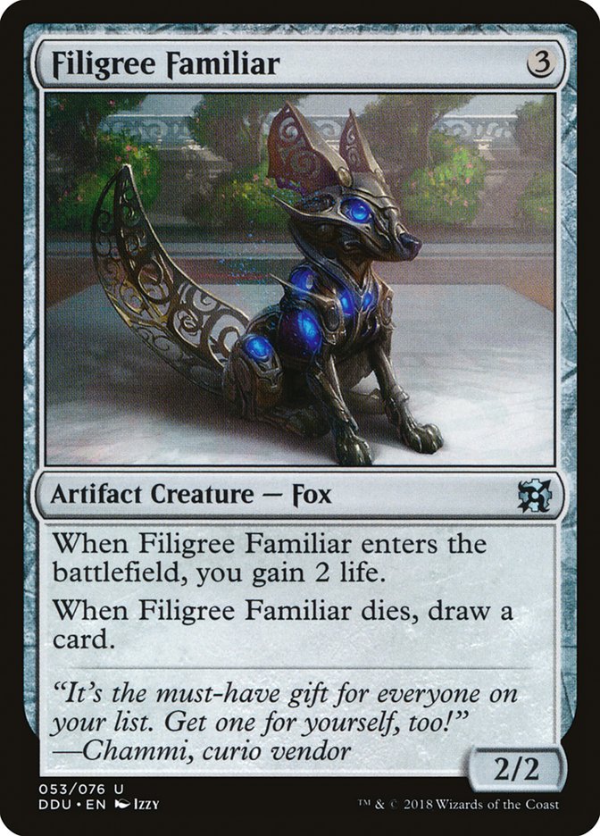 Filigree Familiar [Duel Decks: Elves vs. Inventors] | Webway Games