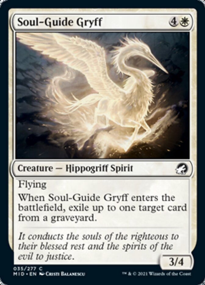 Soul-Guide Gryff [Innistrad: Midnight Hunt] | Webway Games
