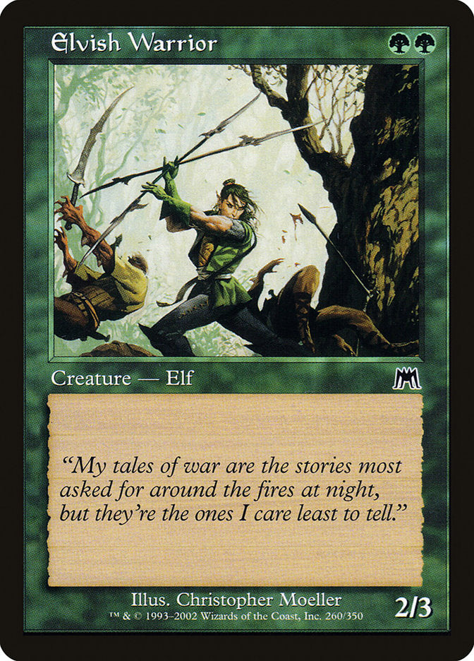 Elvish Warrior [Onslaught] | Webway Games