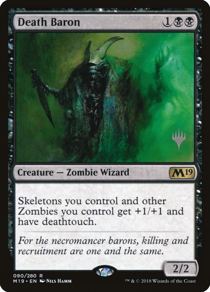 Death Baron (Promo Pack) [Core Set 2019 Promos] | Webway Games