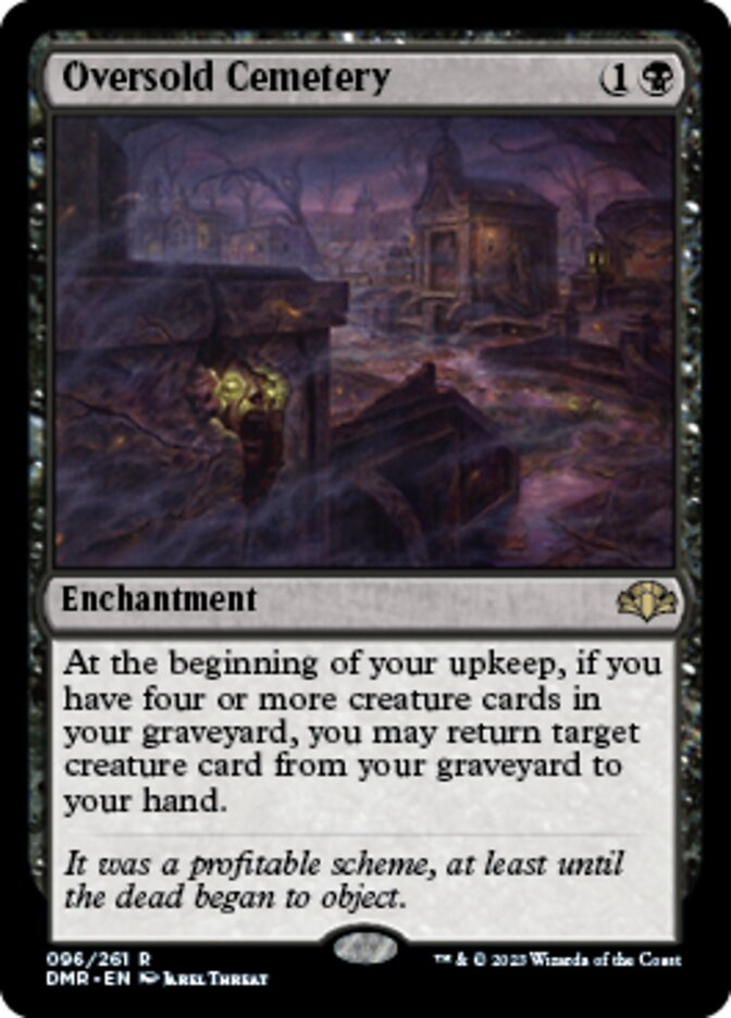 Oversold Cemetery [Dominaria Remastered] | Webway Games