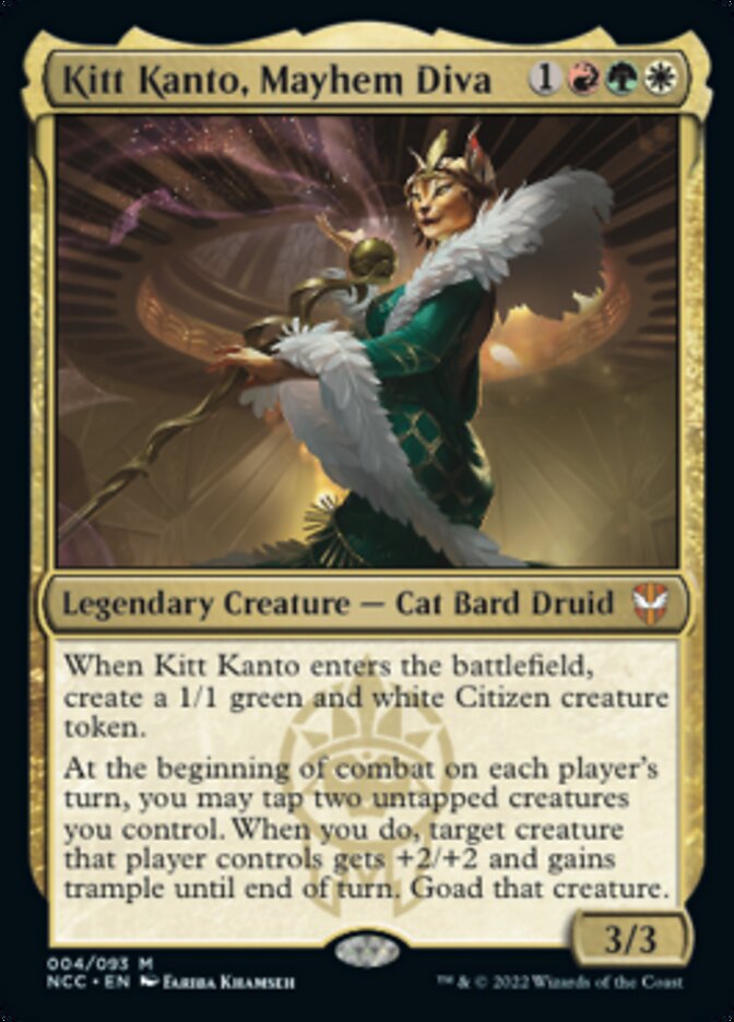 Kitt Kanto, Mayhem Diva [Streets of New Capenna Commander] | Webway Games