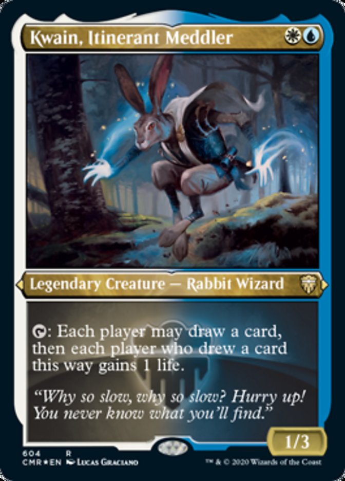 Kwain, Itinerant Meddler [Commander Legends Etched] | Webway Games