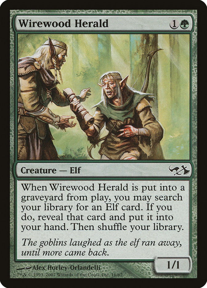 Wirewood Herald [Duel Decks: Elves vs. Goblins] | Webway Games
