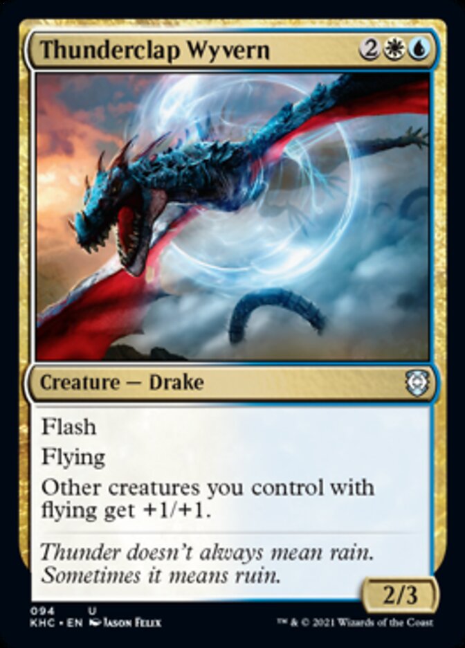 Thunderclap Wyvern [Kaldheim Commander] | Webway Games