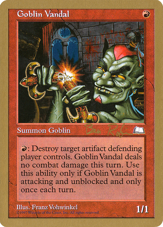 Goblin Vandal (Ben Rubin) [World Championship Decks 1998] | Webway Games