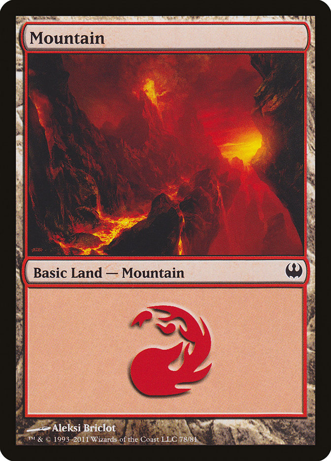 Mountain (#78) [Duel Decks: Knights vs. Dragons] | Webway Games
