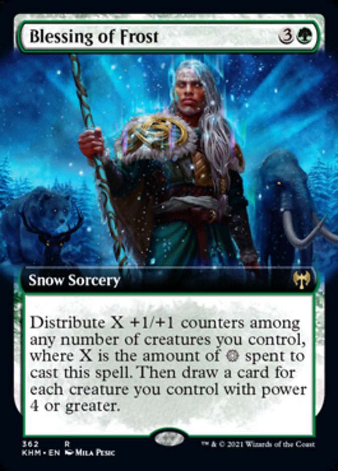 Blessing of Frost (Extended Art) [Kaldheim] | Webway Games