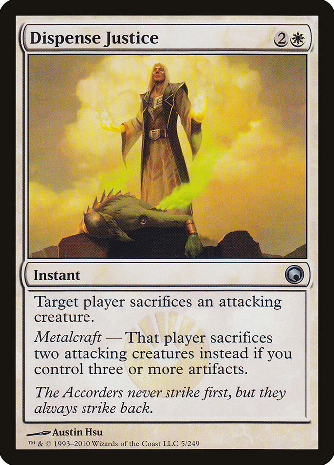 Dispense Justice [Scars of Mirrodin] | Webway Games