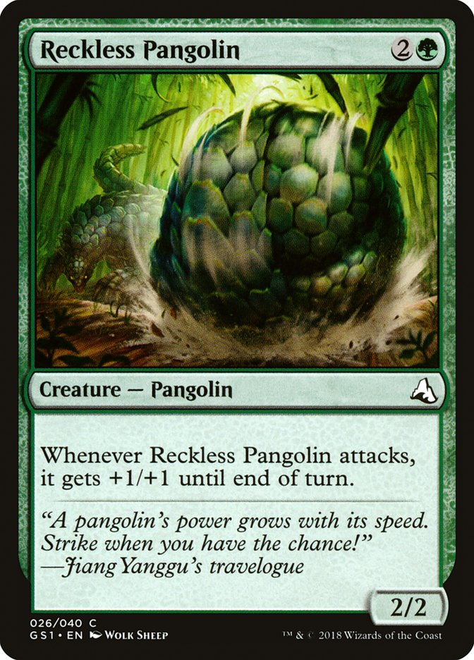 Reckless Pangolin [Global Series Jiang Yanggu & Mu Yanling] | Webway Games