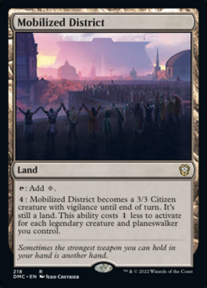 Mobilized District [Dominaria United Commander] | Webway Games