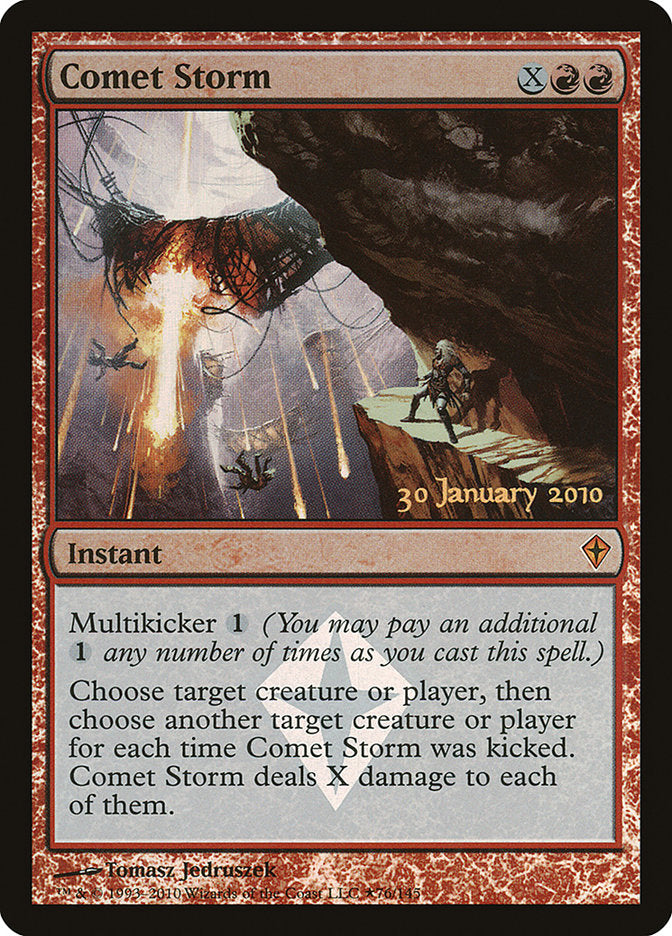 Comet Storm  (Prerelease) [Worldwake Prerelease Promos] | Webway Games