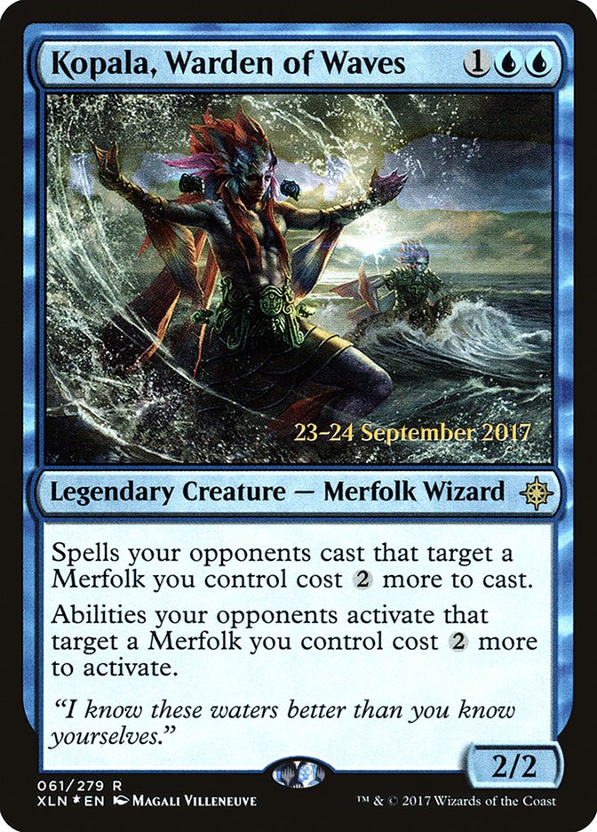 Kopala, Warden of Waves  (Prerelease) [Ixalan Prerelease Promos] | Webway Games