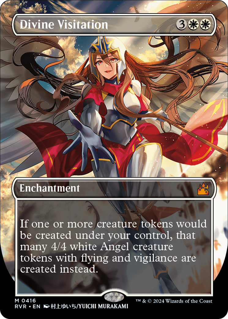 Divine Visitation (Anime Borderless) [Ravnica Remastered] | Webway Games