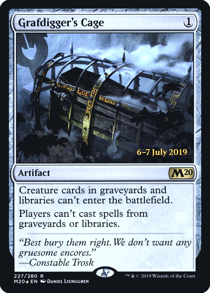 Grafdigger's Cage  [Core Set 2020 Prerelease Promos] | Webway Games