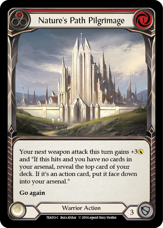 Nature's Path Pilgrimage (Red) [TEA013-C] 1st Edition Normal | Webway Games