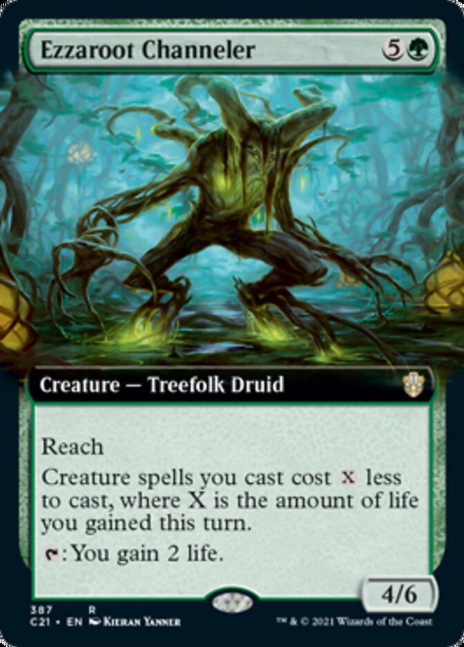 Ezzaroot Channeler (Extended) [Commander 2021] | Webway Games