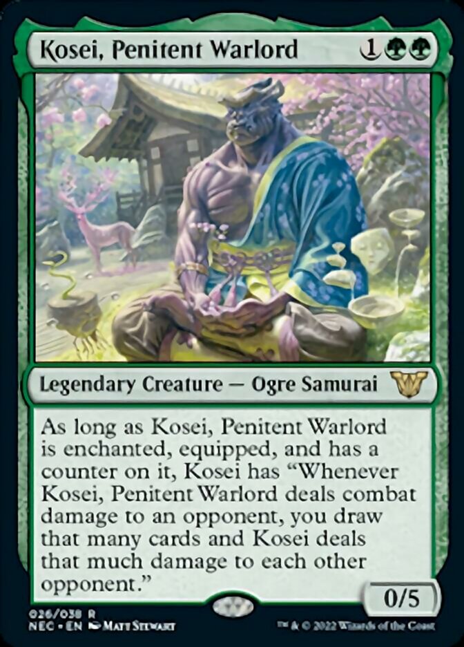 Kosei, Penitent Warlord [Kamigawa: Neon Dynasty Commander] | Webway Games