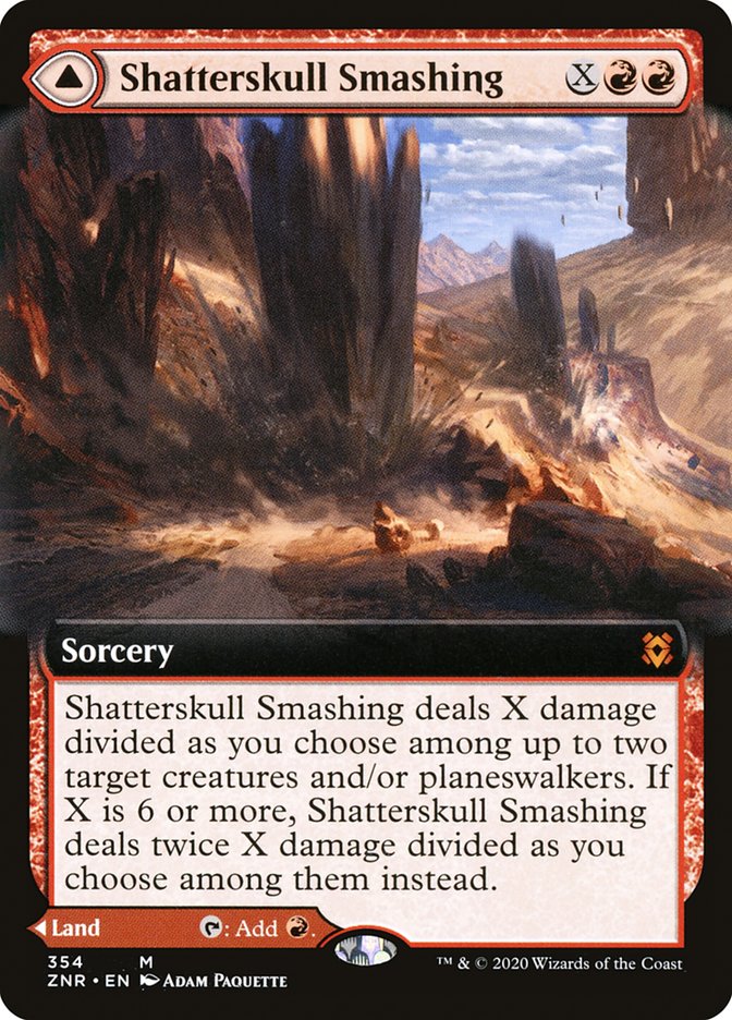 Shatterskull Smashing // Shatterskull, the Hammer Pass (Extended Art) [Zendikar Rising] | Webway Games