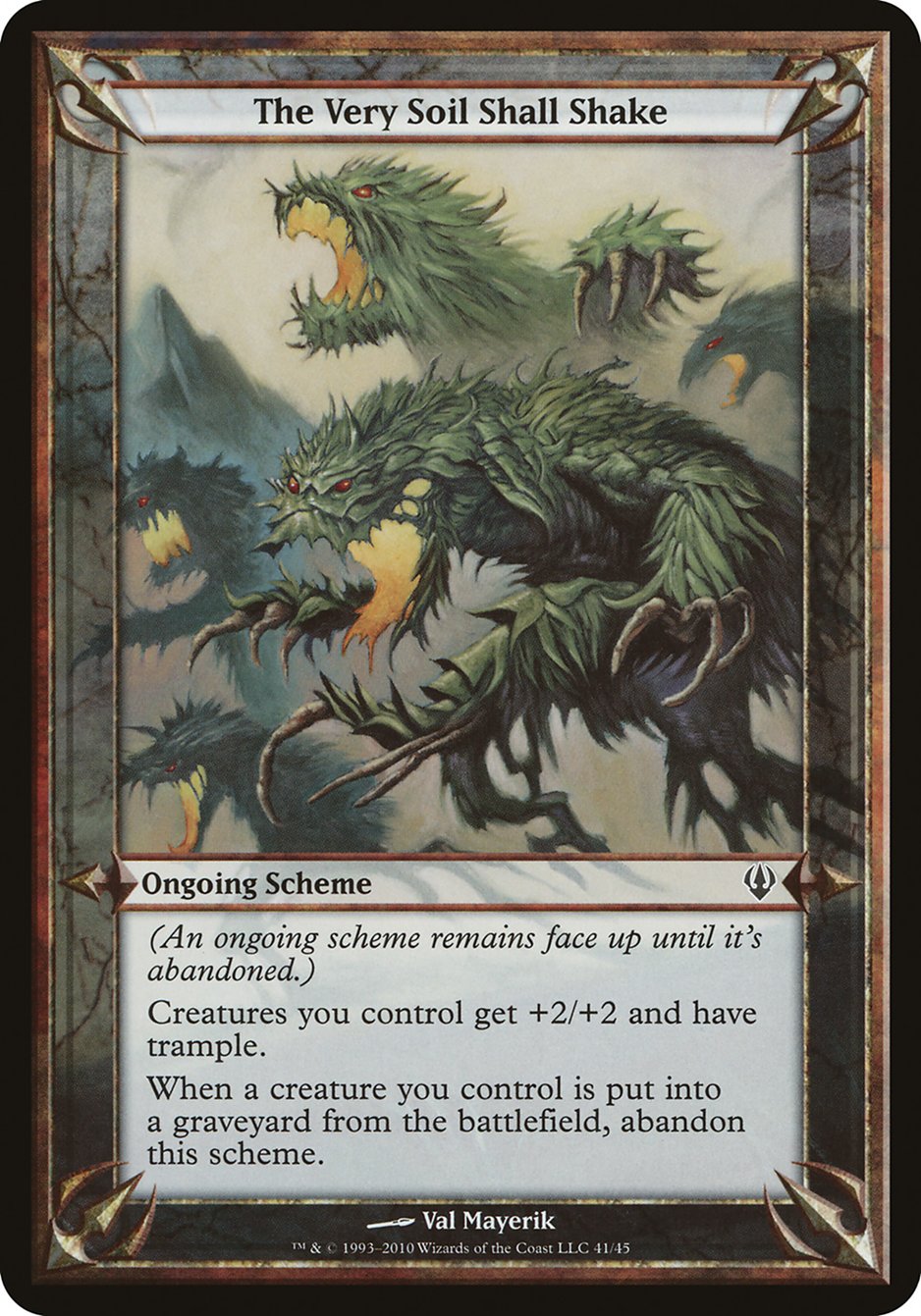 The Very Soil Shall Shake [Archenemy Schemes] | Webway Games