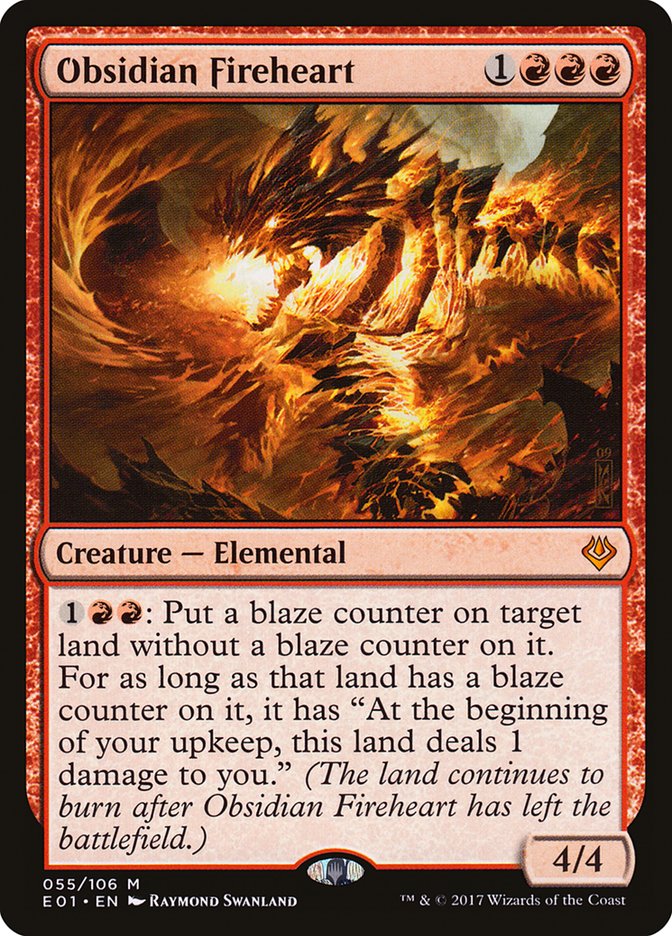 Obsidian Fireheart [Archenemy: Nicol Bolas] | Webway Games