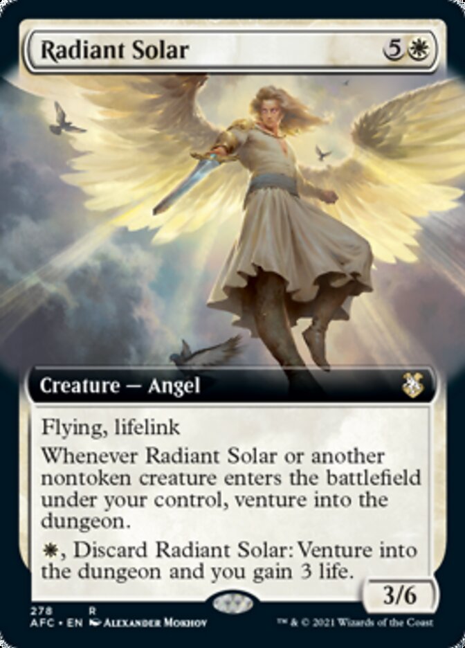 Radiant Solar (Extended) [Dungeons & Dragons: Adventures in the Forgotten Realms Commander] | Webway Games