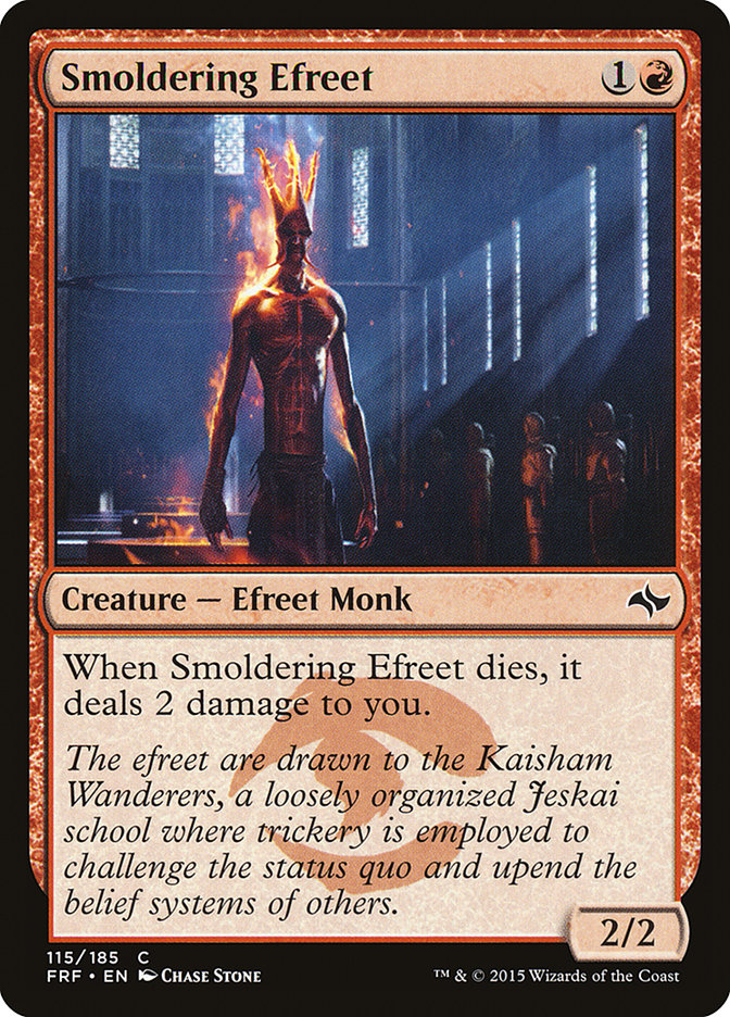 Smoldering Efreet [Fate Reforged] | Webway Games