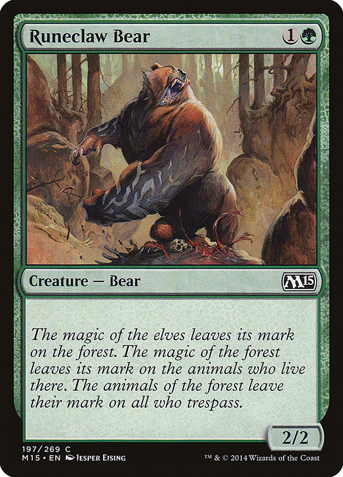 Runeclaw Bear [Magic 2015] | Webway Games