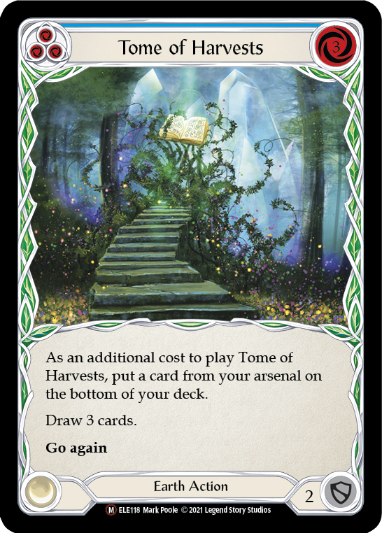 Tome of Harvests [U-ELE118] Unlimited Rainbow Foil | Webway Games