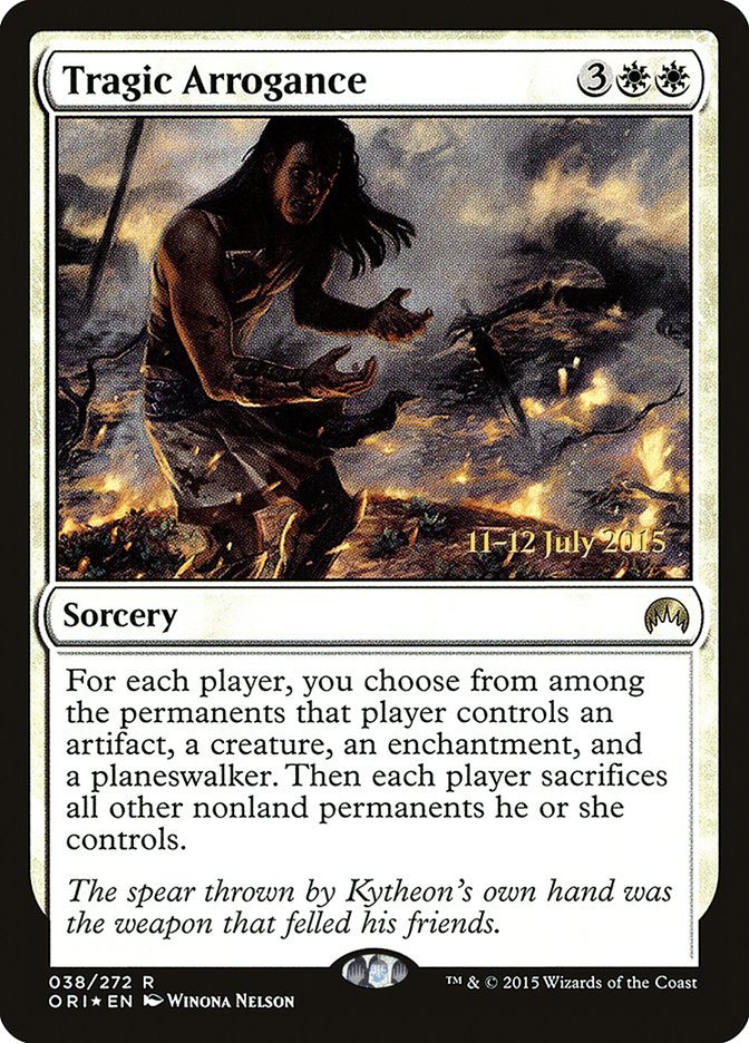 Tragic Arrogance [Magic Origins Prerelease Promos] | Webway Games