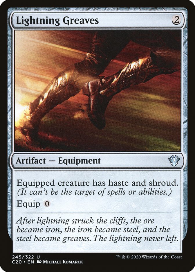 Lightning Greaves [Commander 2020] | Webway Games