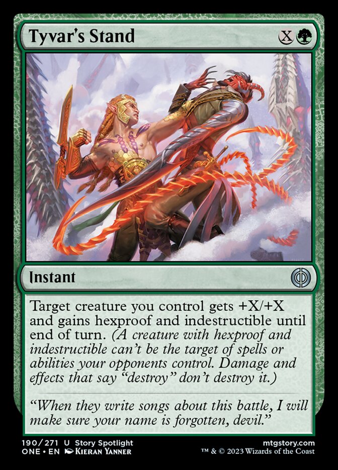 Tyvar's Stand [Phyrexia: All Will Be One] | Webway Games