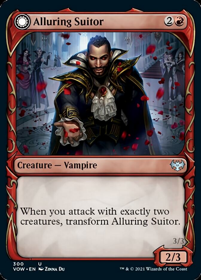 Alluring Suitor // Deadly Dancer (Showcase Fang Frame) [Innistrad: Crimson Vow] | Webway Games