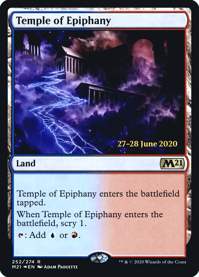 Temple of Epiphany  [Core Set 2021 Prerelease Promos] | Webway Games