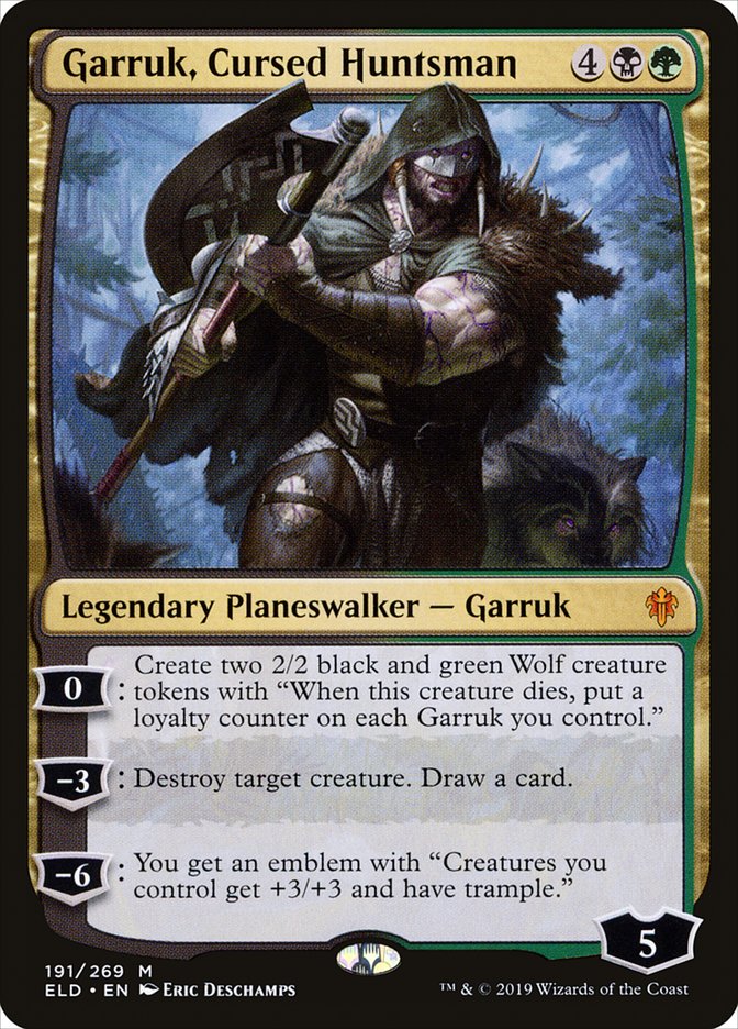 Garruk, Cursed Huntsman [Throne of Eldraine] | Webway Games