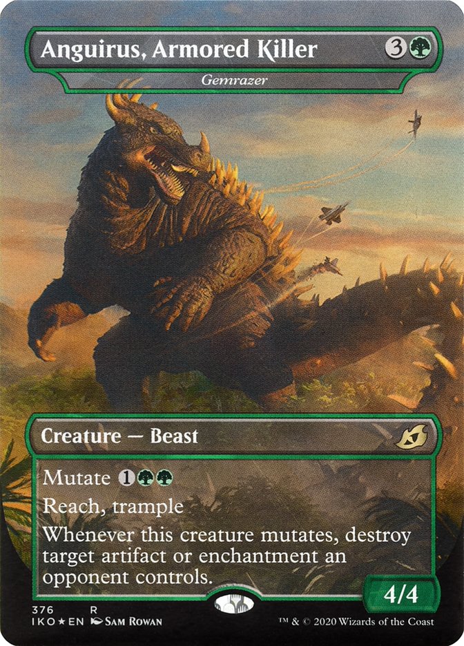 Gemrazer - Anguirus, Armored Killer (Extended Art) [Ikoria: Lair of Behemoths] | Webway Games
