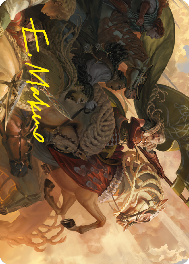 Marshal's Anthem Art Card (Gold-Stamped Signature) [The Lord of the Rings: Tales of Middle-earth Art Series] | Webway Games