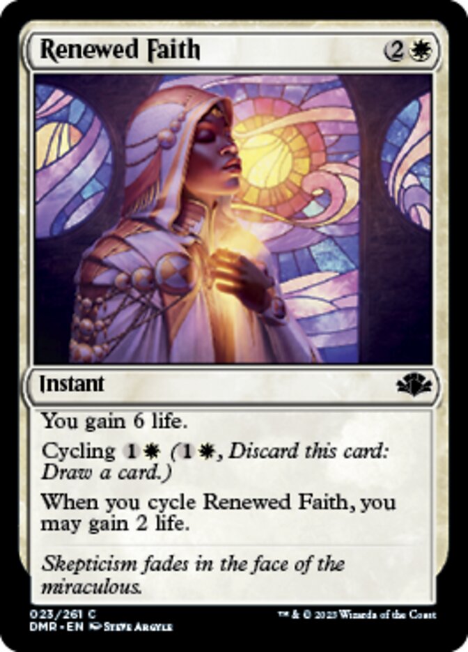 Renewed Faith [Dominaria Remastered] | Webway Games