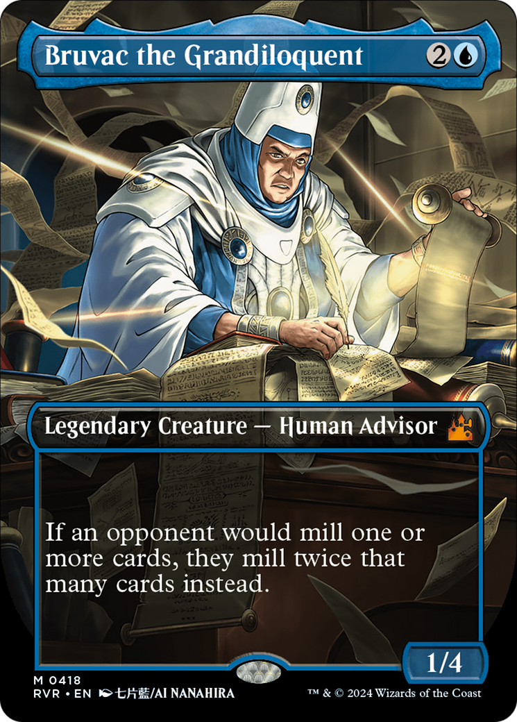 Bruvac the Grandiloquent (Anime Borderless) [Ravnica Remastered] | Webway Games