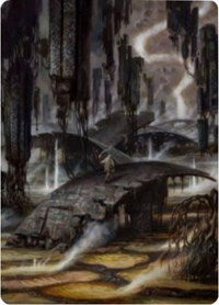 Grimclimb Pathway Art Card [Zendikar Rising Art Series] | Webway Games