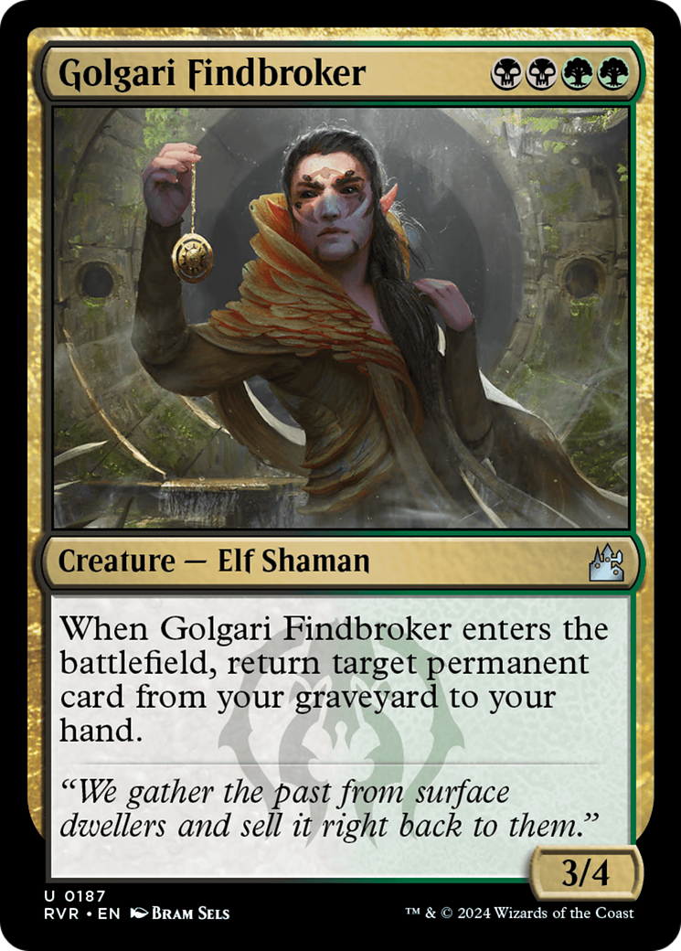 Golgari Findbroker [Ravnica Remastered] | Webway Games