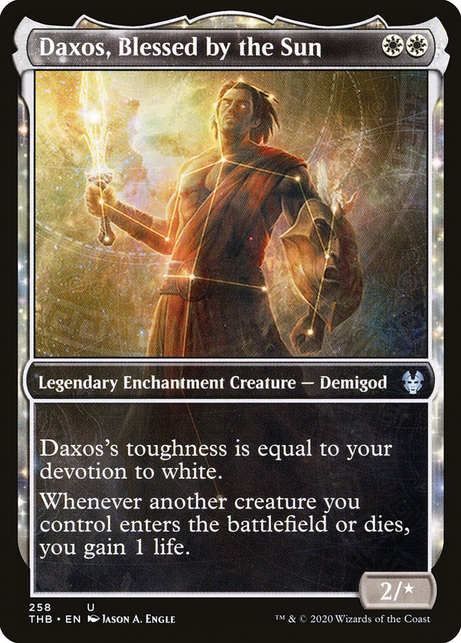 Daxos, Blessed by the Sun (Showcase) [Theros Beyond Death] | Webway Games