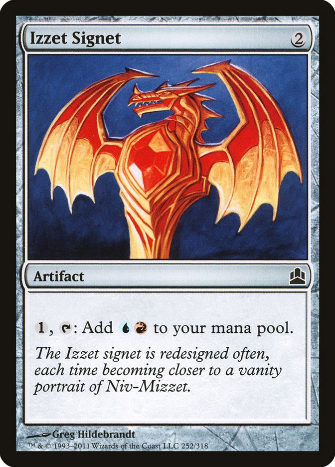 Izzet Signet [Commander 2011] | Webway Games