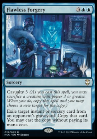 Flawless Forgery (Promo Pack) [Streets of New Capenna Commander Promos] | Webway Games