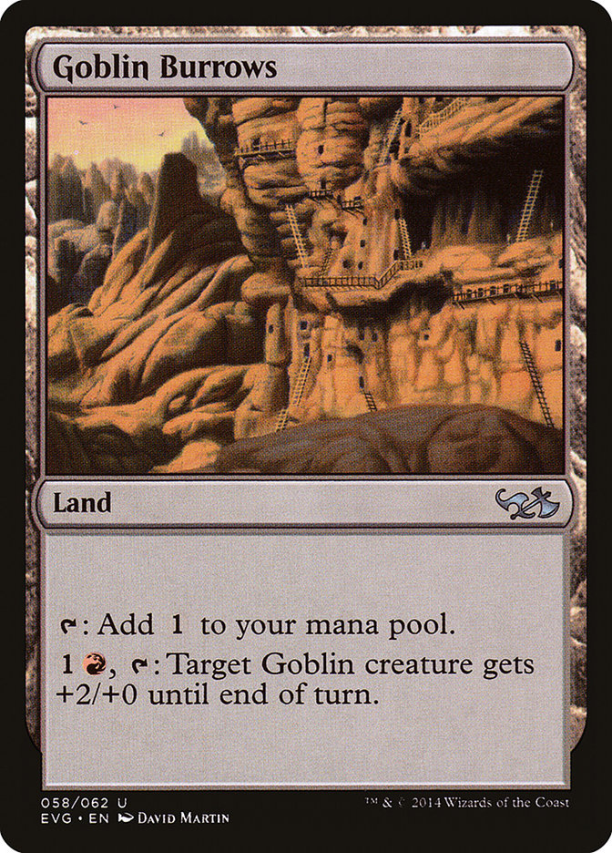 Goblin Burrows (Elves vs. Goblins) [Duel Decks Anthology] | Webway Games