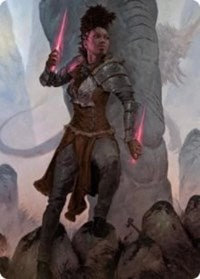 Kaya the Inexorable Art Card [Kaldheim: Art Series] | Webway Games