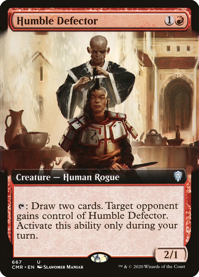 Humble Defector (Extended Art) [Commander Legends] | Webway Games