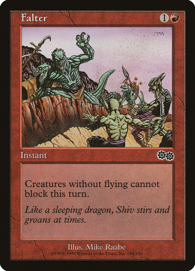 Falter [Urza's Saga] | Webway Games