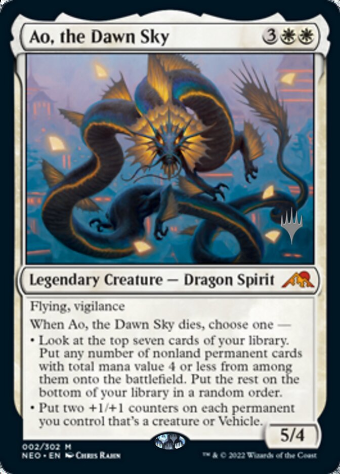 Ao, the Dawn Sky (Promo Pack) [Kamigawa: Neon Dynasty Promos] | Webway Games