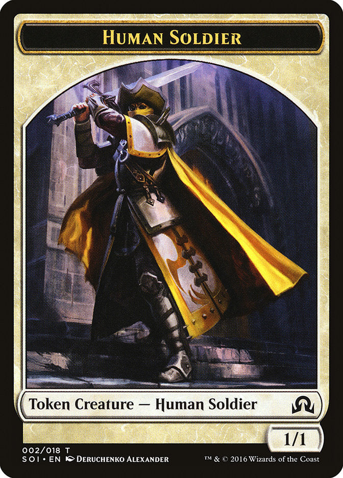 Human Soldier [Shadows over Innistrad Tokens] | Webway Games